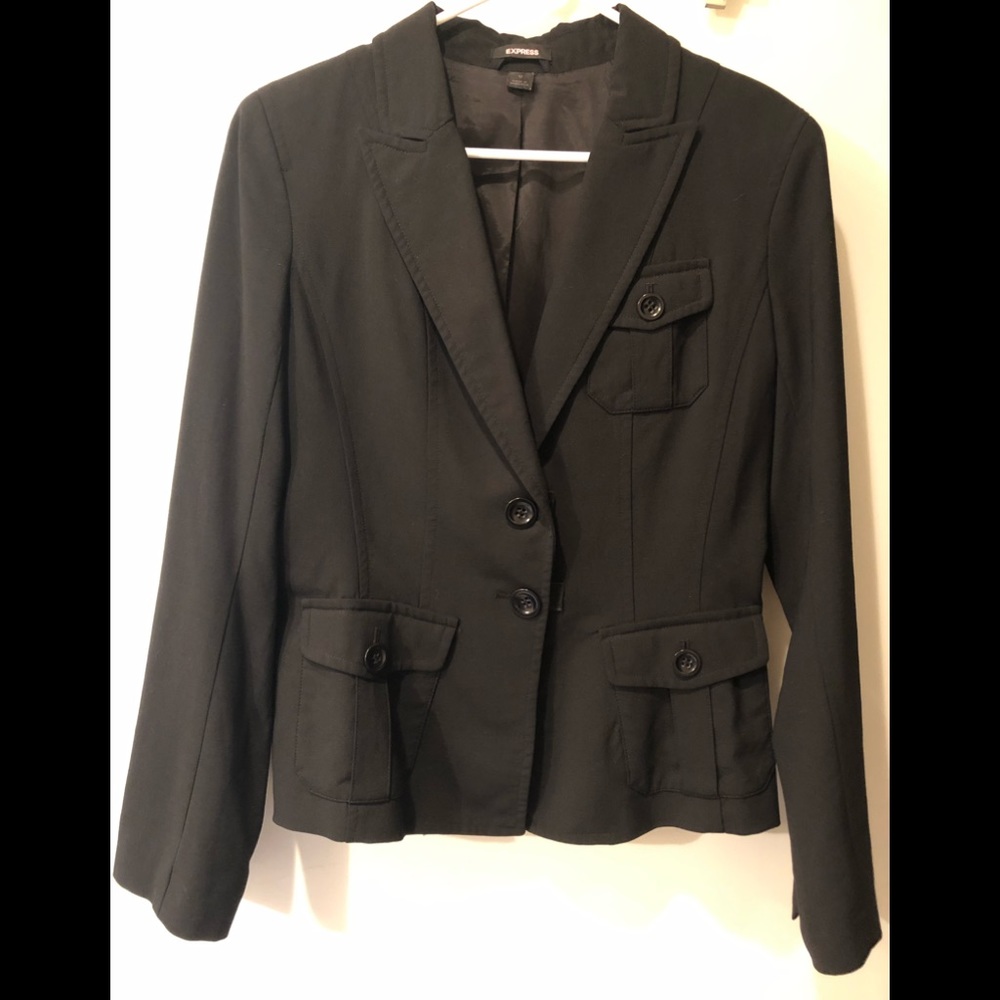 Express Black Blazer. Really Sharp Looking! - image 1